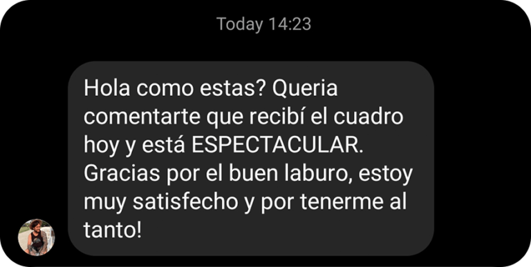 Opinión de un cliente de Chiesa Studio. Testimonio 2.