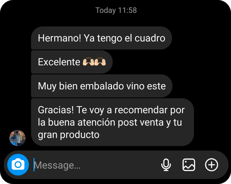 Opinión de un cliente de Chiesa Studio. Testimonio 15.