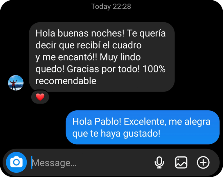 Opinión de un cliente de Chiesa Studio. Testimonio 3.