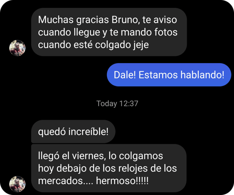 Opinión de un cliente de Chiesa Studio. Testimonio 50.