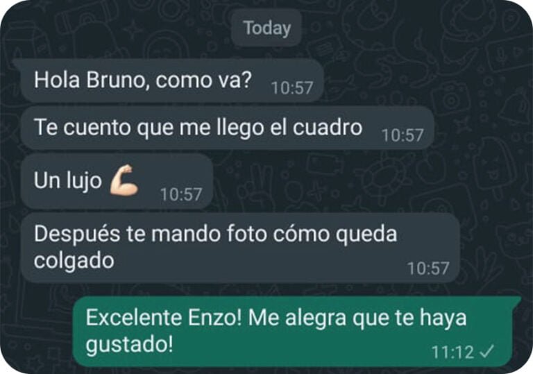 Opinión de un cliente de Chiesa Studio. Testimonio 55.