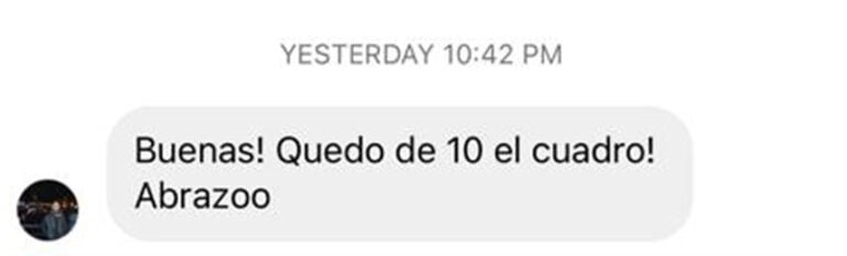 Opinión de un cliente de Chiesa Studio. Testimonio 74.