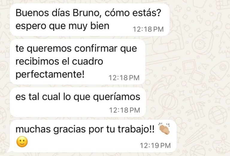 Opinión de un cliente de Chiesa Studio. Testimonio 47.