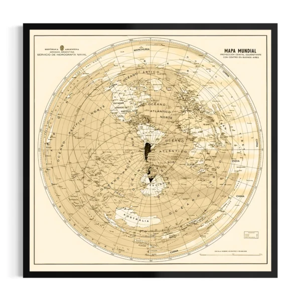 Mapa Cenital