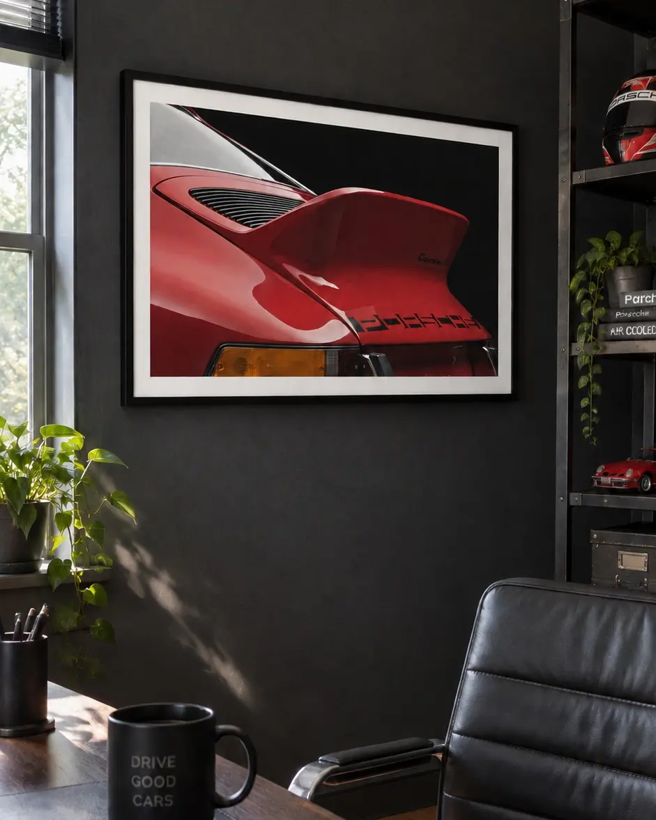 Cuadro en ambiente de la colección Automovilismo