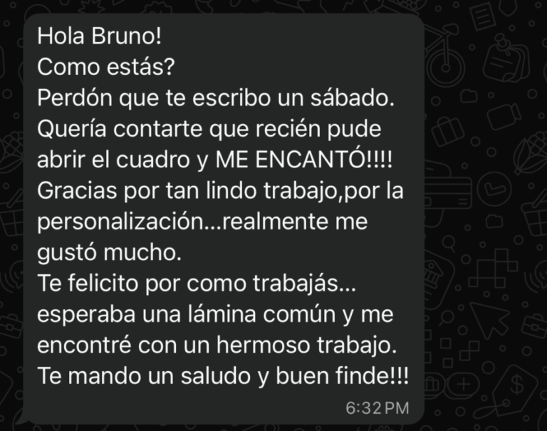 Opinión de un cliente de Chiesa Studio. Testimonio 39.
